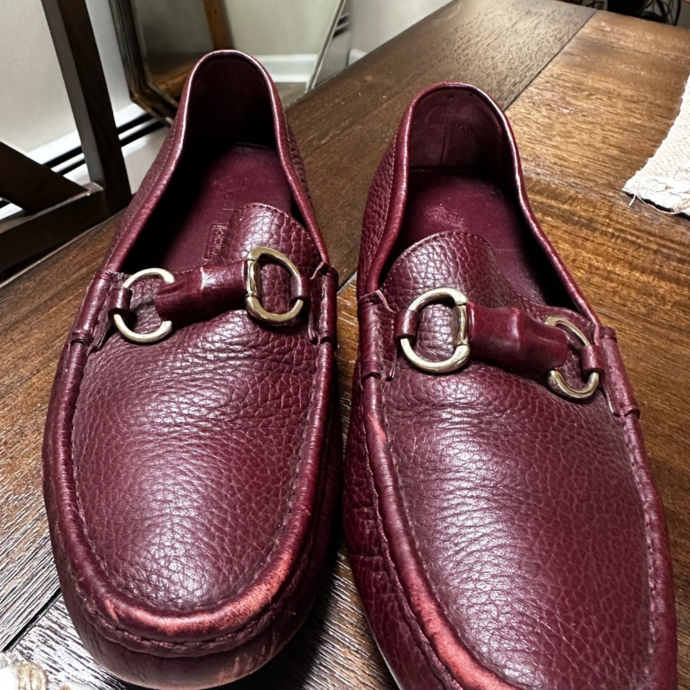 Women’s Burgundy Loafers